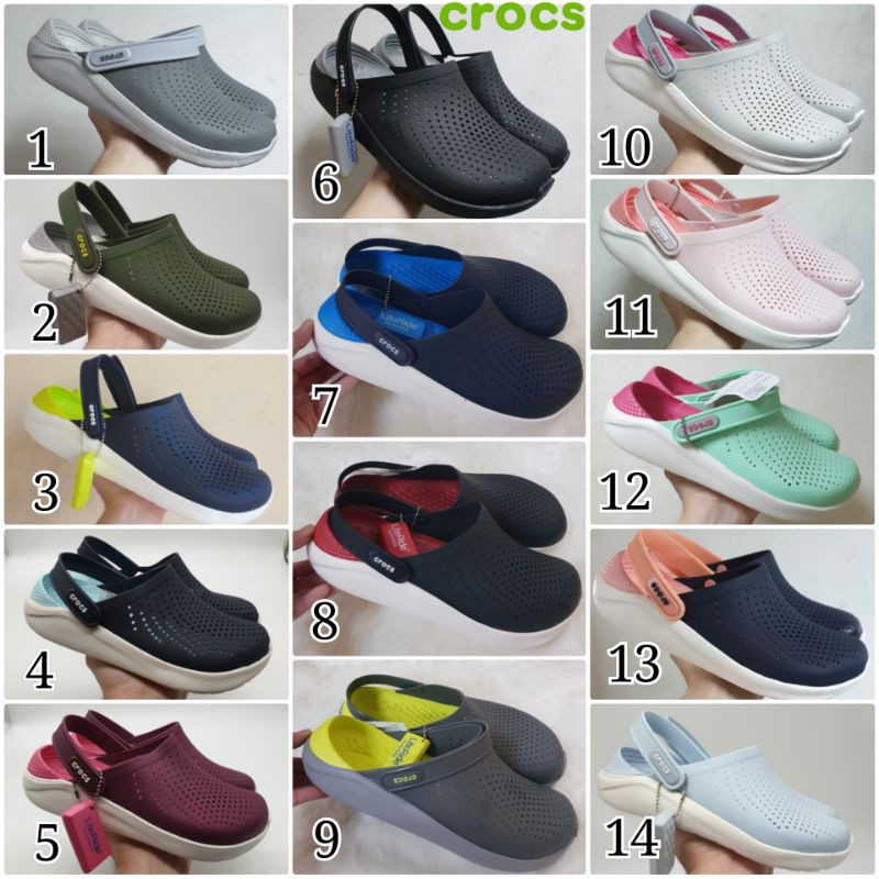 Jual Crocs Literide Clog Sepatu Sandal Pria Dan Wanita Include Box