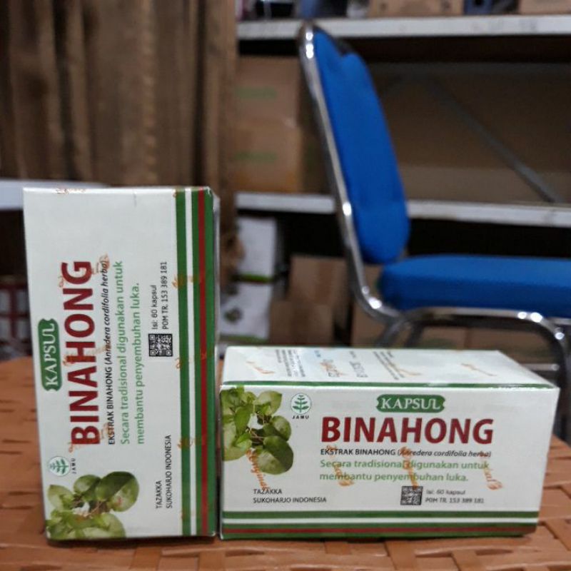 Jual Kapsul Binahong Ekstrak Daun Binahong Asli Herbal Pengering Luka