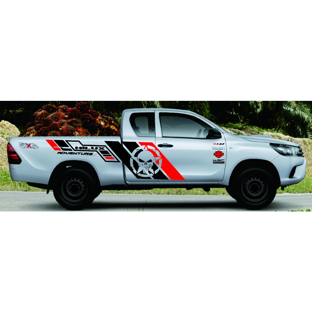 Jual Stiker Mobil Double Cabin Hilux Ranger Triton Dmax Dll Stiker Body