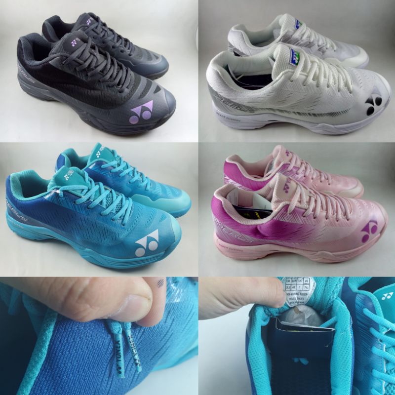 Jual Sepatu Badminton Yonex Aerus Z White Blue Black Pink Shopee