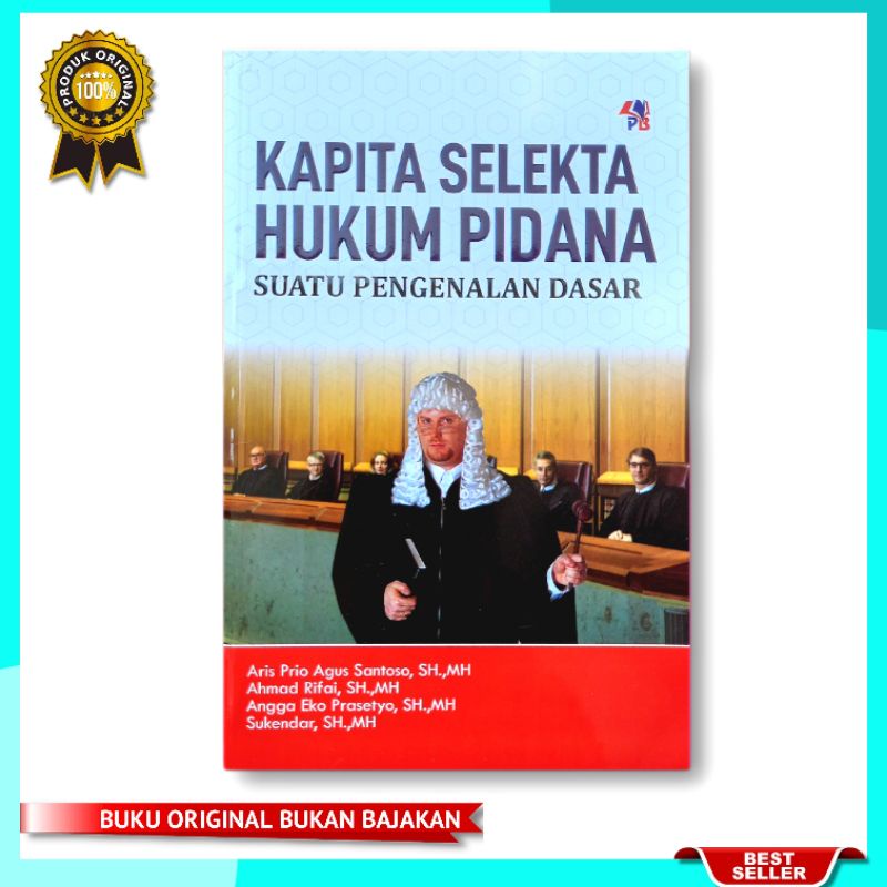 Jual Buku Kapita Selekta Hukum Pidana Suatu Pengenalan Dasar Shopee