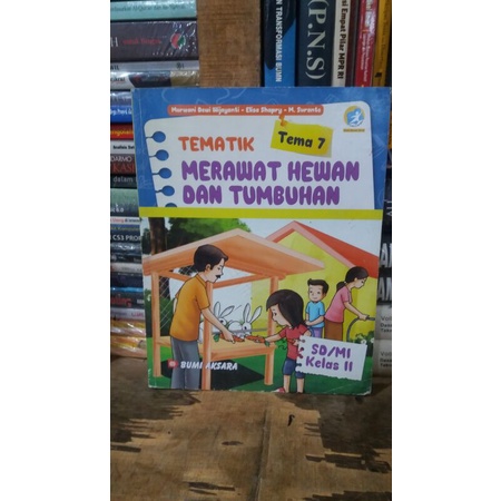 Jual Tematik Merawat Hewan Dan Tumbuhan Tema Kelas Ii Sd Shopee