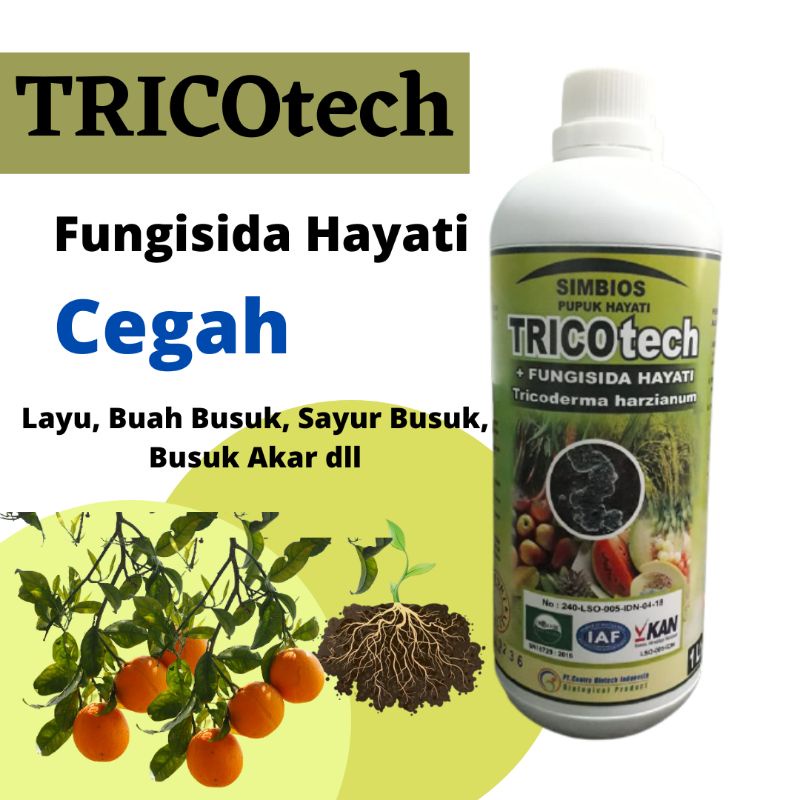 Jual Pupuk Hayati Tricotech Obat Layu Fusarium Fungisida Hayati