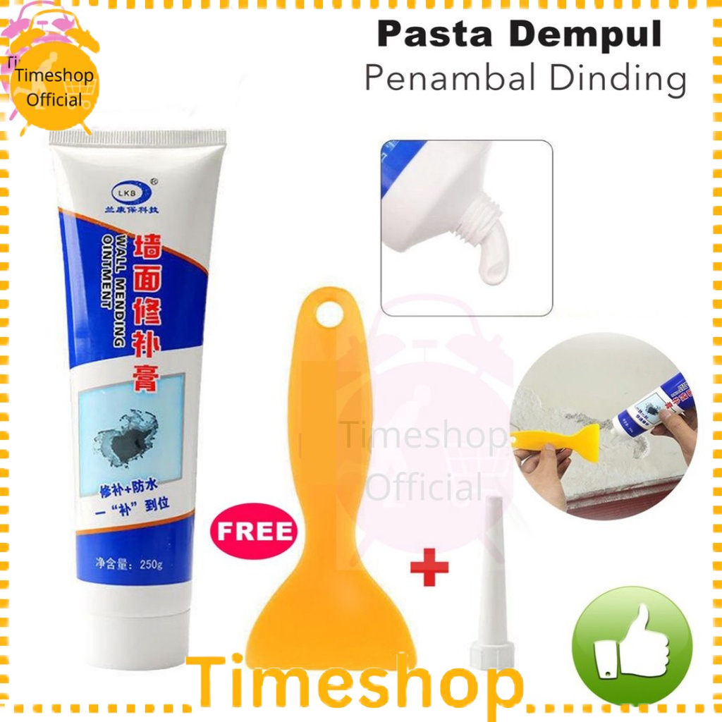 Jual TS Wall Repair Pasta Dempul Penambal Dinding Cream Instan Water