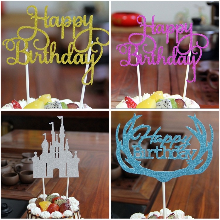 Jual Topper HBD Topper Kue Topper Cake Topper Ultah Topper Tulisan