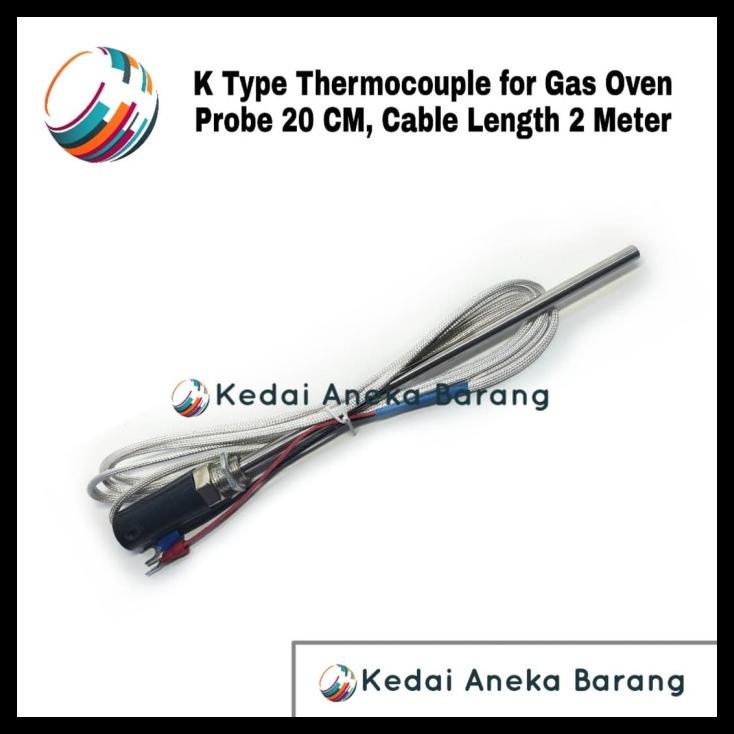 Jual K Type Thermocouple Temperature Sensor Oven Gas Probe Cm Kabel