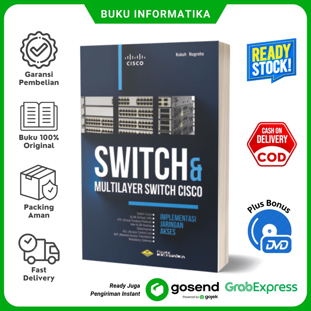 Jual Buku Jaringan Komputer Buku Switch Multilayer Switch Cisco