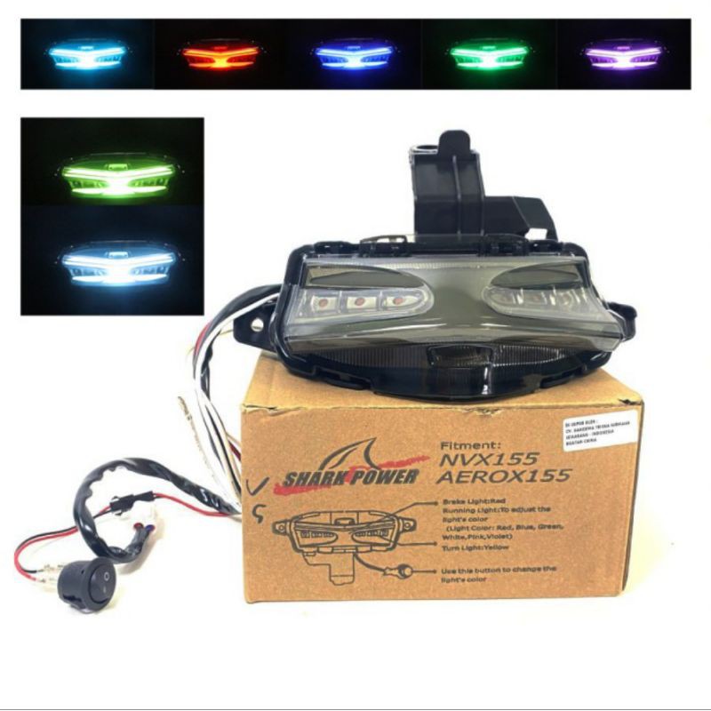 Jual Stoplamp Led In Running Sen Aerox Lampu Stop Led Yamaha