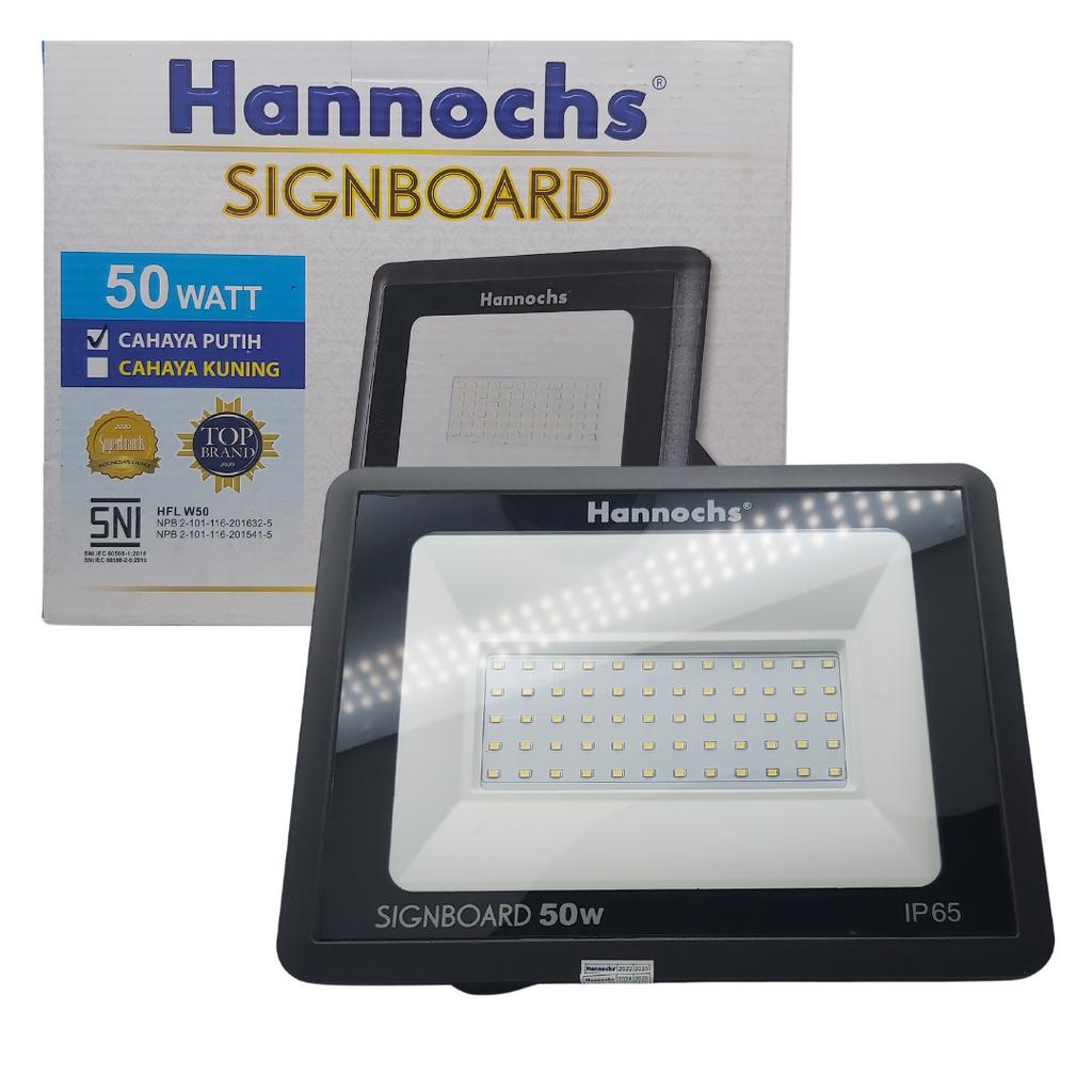 Jual Lampu Sorot Led Hannochs Signboard Watt Flood Light Hannochs