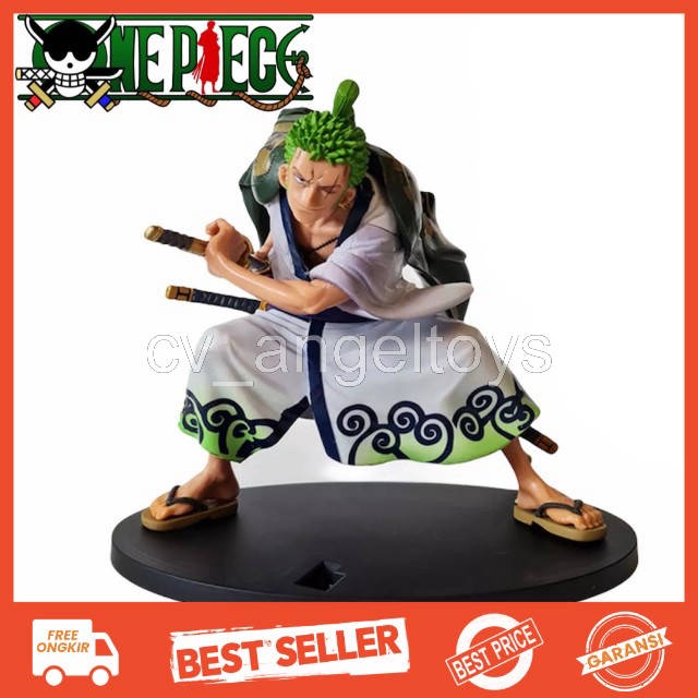 Jual Cv Angeltoys Action Figure One Piece Roronoa Zoro Wano Kimono