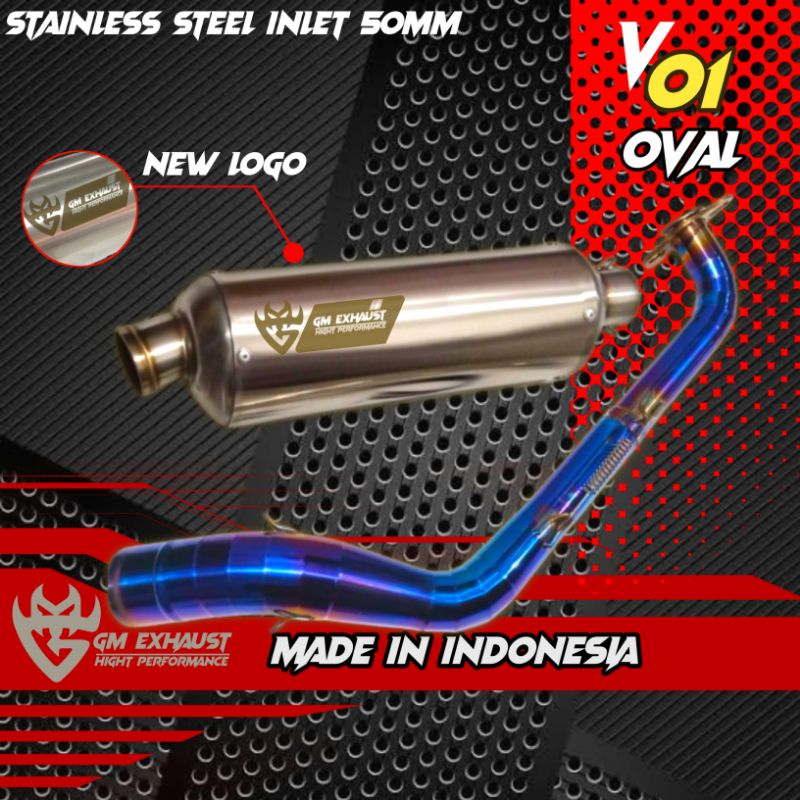 Jual Knalpot Fullset Nmax Aerox Vario Fino Original Gm Exhaust V