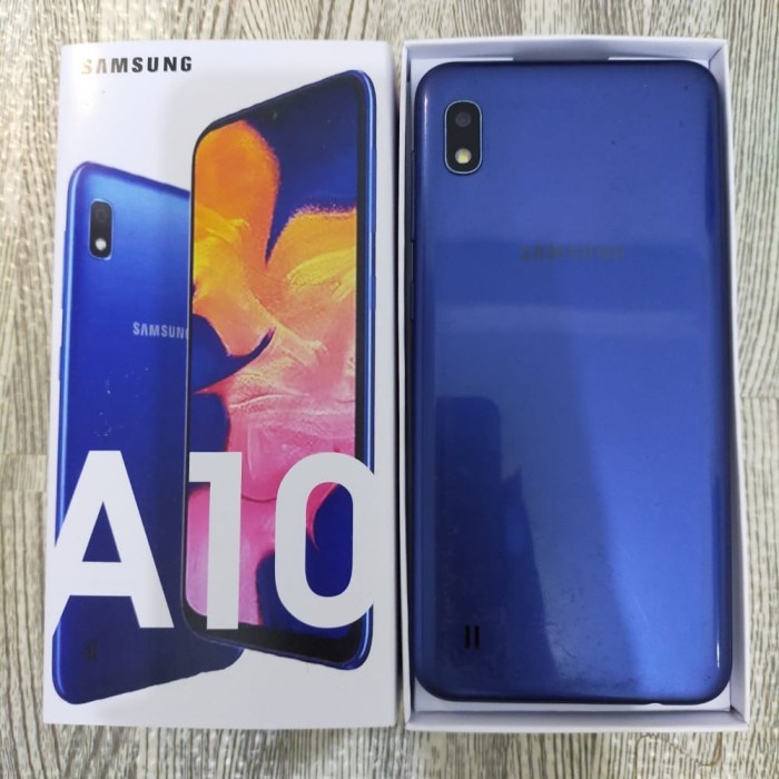 Jual Samsung A10 2 32 FULLSET LENGKAP EX RESMI SEIN BEKAS MULUS SECOND