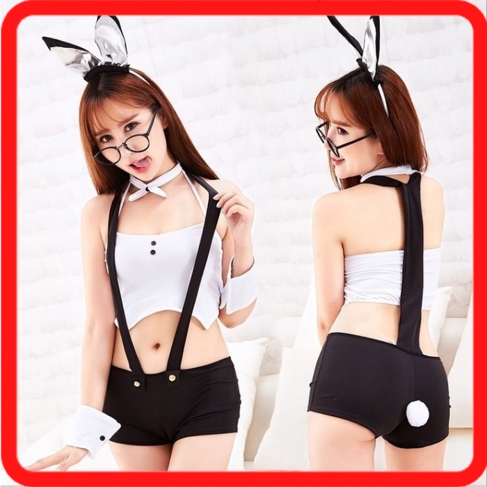 Jual Baju Tidur Seksi Lingerie Cosplay Kostum Bunny Kelinci Sexy LB2993