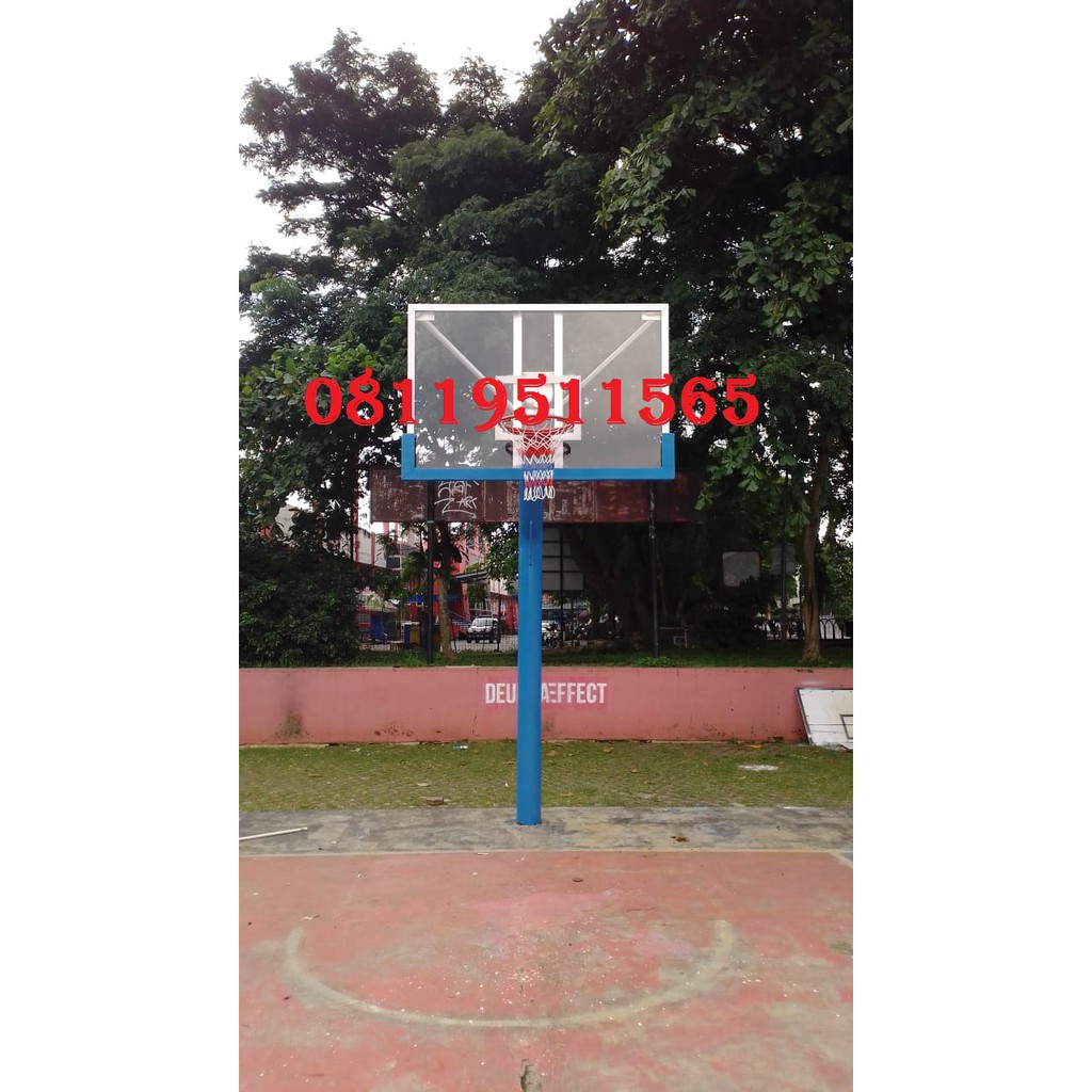 Jual Tiang Basket Tanam Papan Pantul Akrilik X Ring Per Tanam