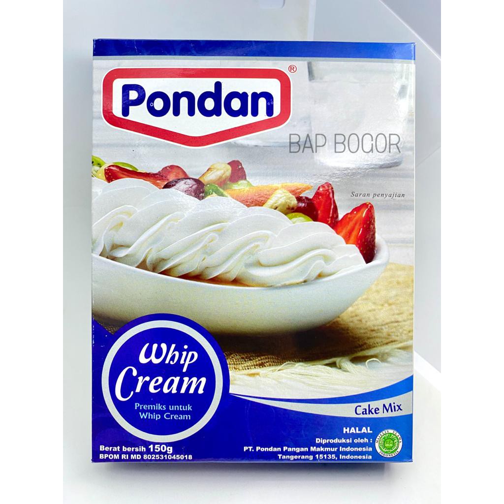 Jual Pondan Whip Cream Gr Shopee Indonesia