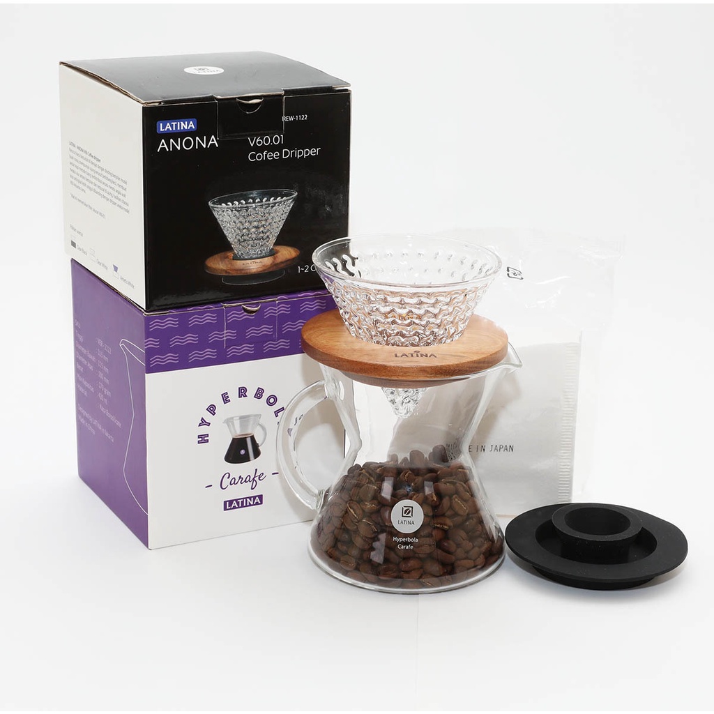 Jual Latina Anona V Dripper Hyperbola Carafe Filter Bcc Kopi