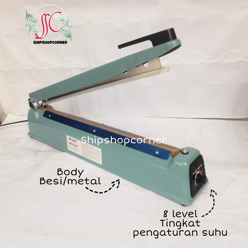 Jual HYPERLITE Ex ARASHI Impulse Sealer Body Besi 300mm 400mm Iron