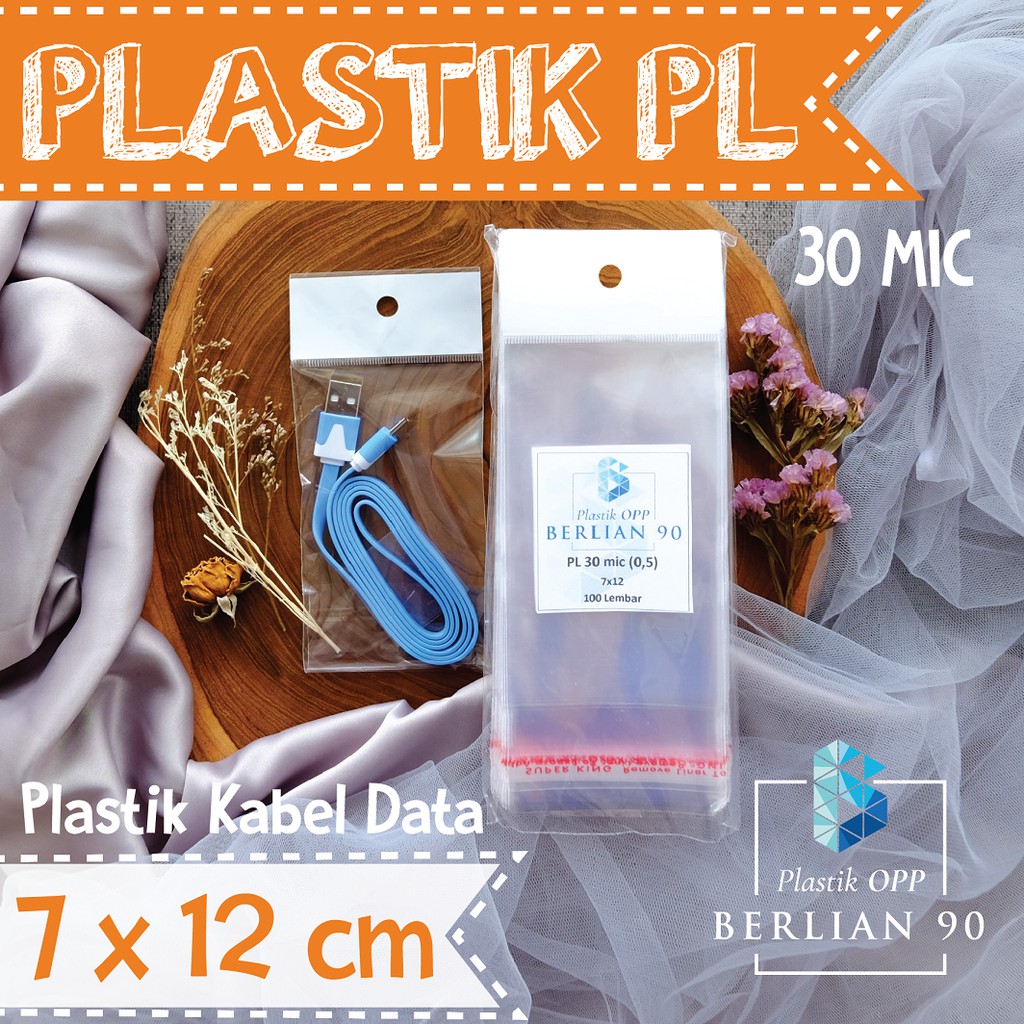 Jual 7x12 Cm Plastik Display Gantung Plastik OPP Perlize Isi 100