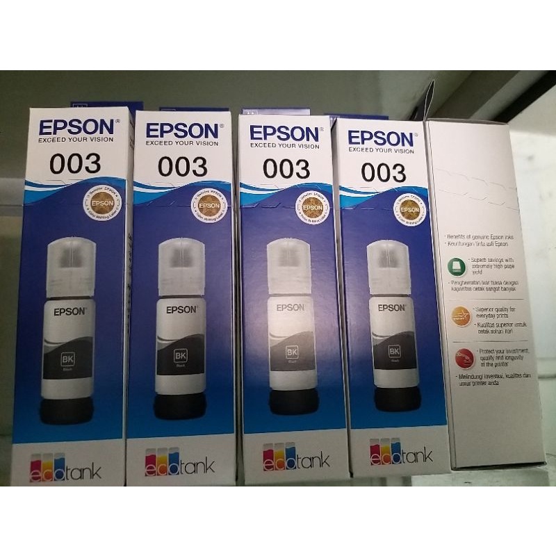 Jual Tinta Epson Tinta Print Refill Printer Epson Ori Black Cyan