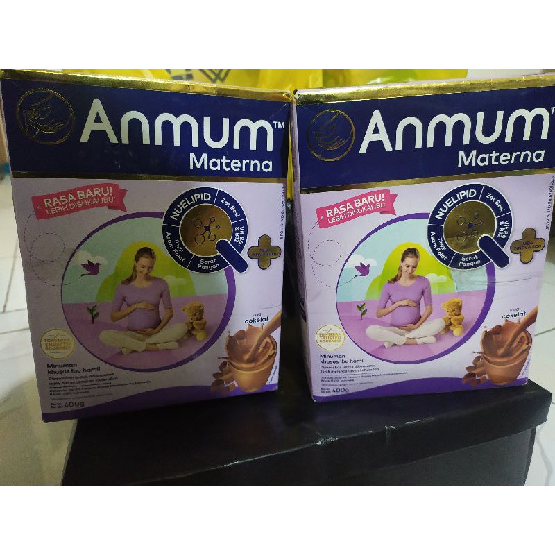 Jual Anmum Materna 400 Gr Coklat Dan Vanilla Shopee Indonesia