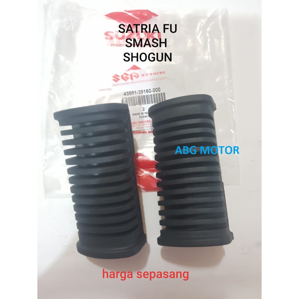 Jual Karet Pijakan Kaki Depan Barstep Satria Fu Smash Shogun Original