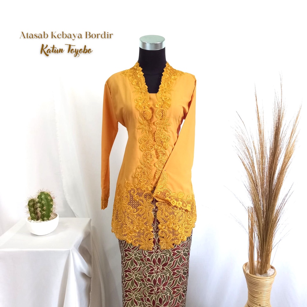 Jual Pusat Bordir Tasikmalaya Kebaya Encim Bordir Bunga Tangan