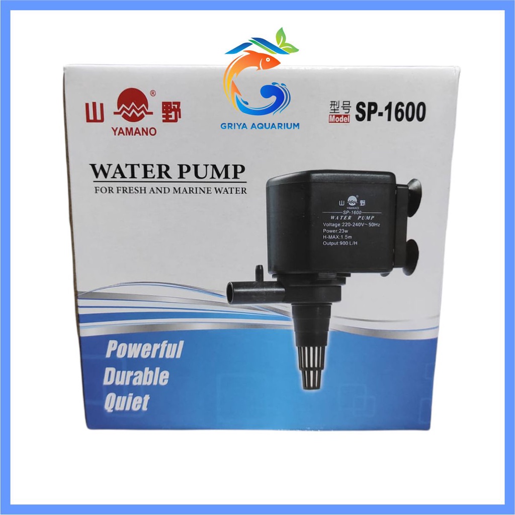 Jual POMPA AQUARIUM WATER PUMP YAMANO SP 1600 Shopee Indonesia