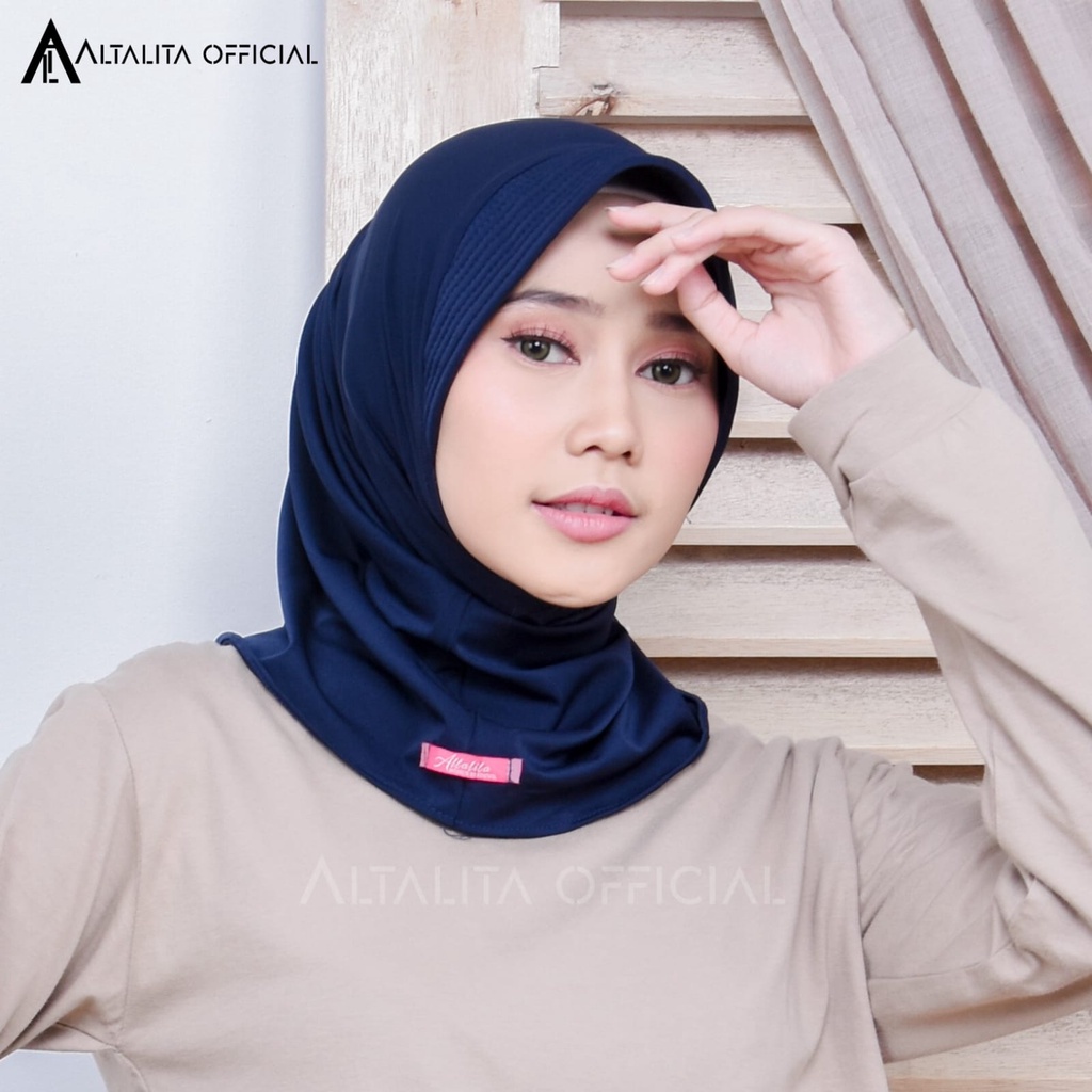 Jual Altalita Hijab Sporty Nadira Bergo Sport Instan Jersey Spandek