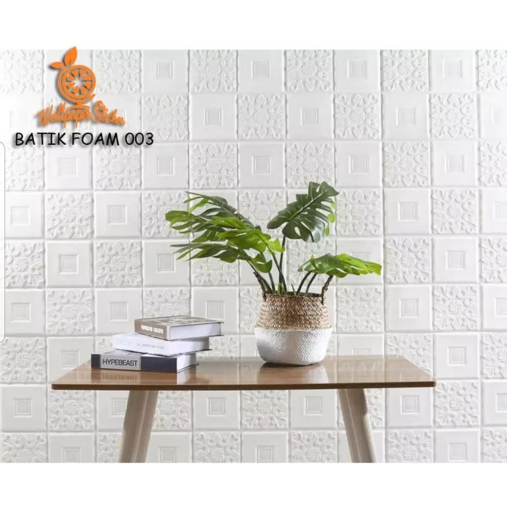 Jual Paket Lembar Wallpaper D Modern Foam Batu Bata Wall