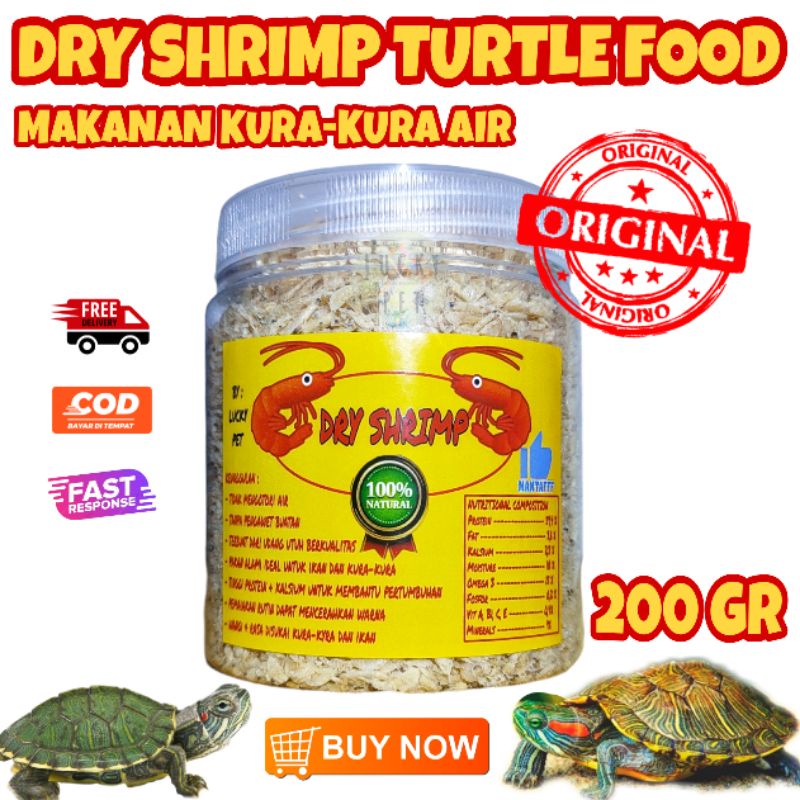 Jual Gr In Jar Dry Shrimp Udang Kering Pakan Makanan Kura Kura