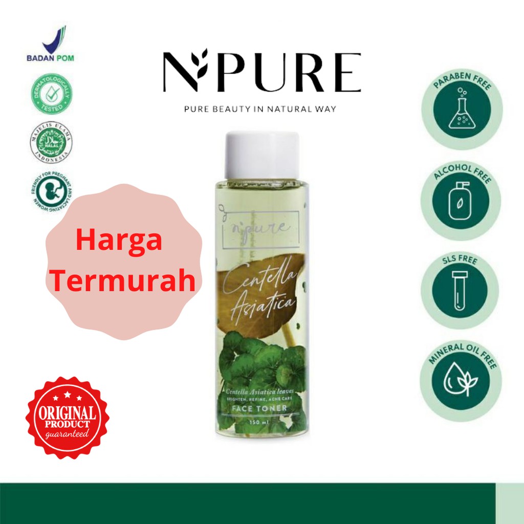 Jual Npure Face Toner Centella Asiatica Cica Series Shopee Indonesia