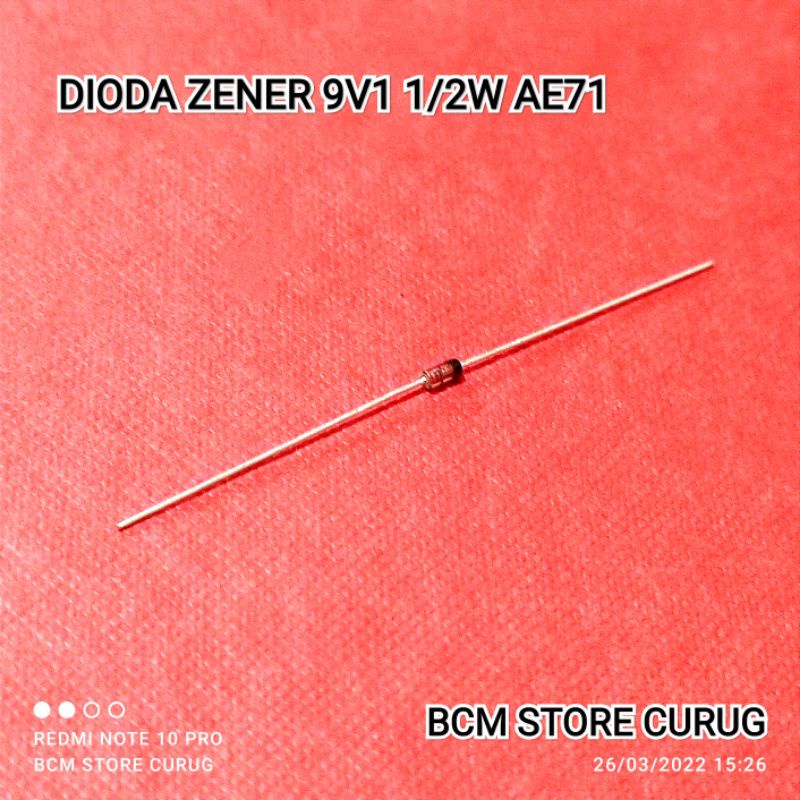 Jual 10 Buah Dioda 9 1v Dioda Zener 0 5w Diode 9v1 9 1v 9 1 V 1 2W 1 2