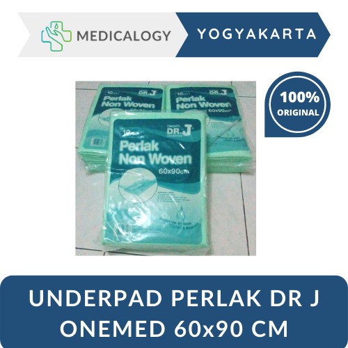 Jual Underpad Dr J Onemed Perlak 60 X 90 Cm Isi 10 Pcs Shopee Indonesia