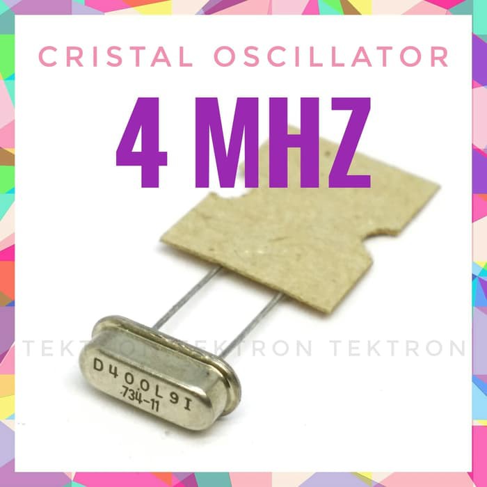 Jual Crystal Oscillator 4 MHz Xtal Kristal Oscilator 4MHz Shopee