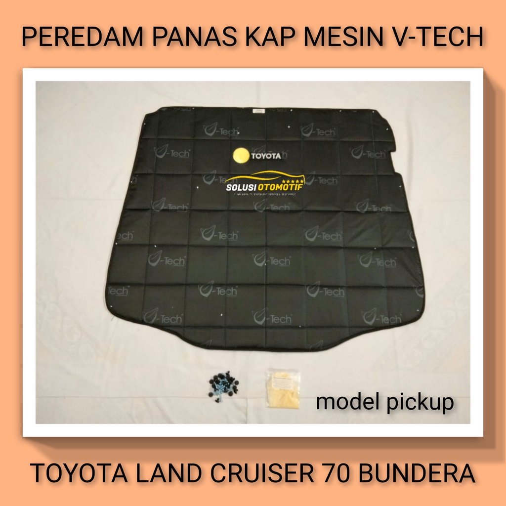 Jual Peredam Panas Kap Mesin Mobil V Tech Ori Toyota Land Cruiser 70