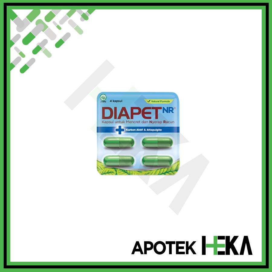 Jual Diapet Nr Kapsul Strip Isi Obat Mencret Dan Menyerap Racun