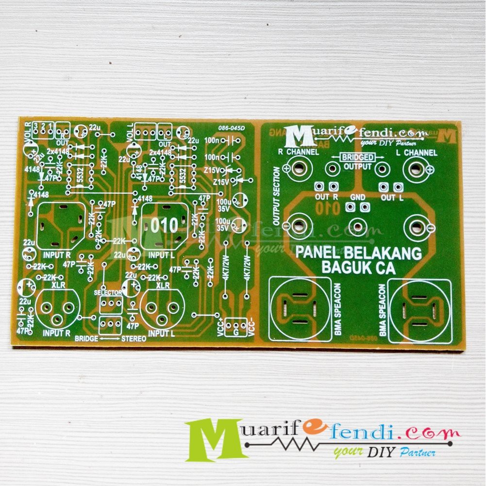 Jual PCB Input Balance Back Panel Panel Belakang Box CA Shopee Indonesia