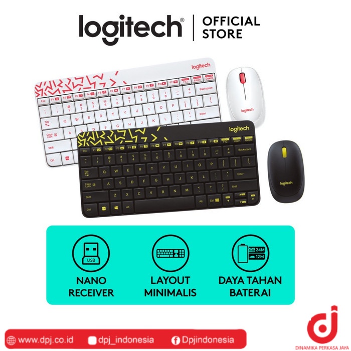 Jual LOGITECH MK 240 Wirreless Keyboard Mouse Garansi Resmi Shopee