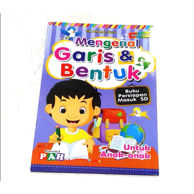 Jual Buku Belajar Mengenal Garis Dan Bentuk Shopee Indonesia