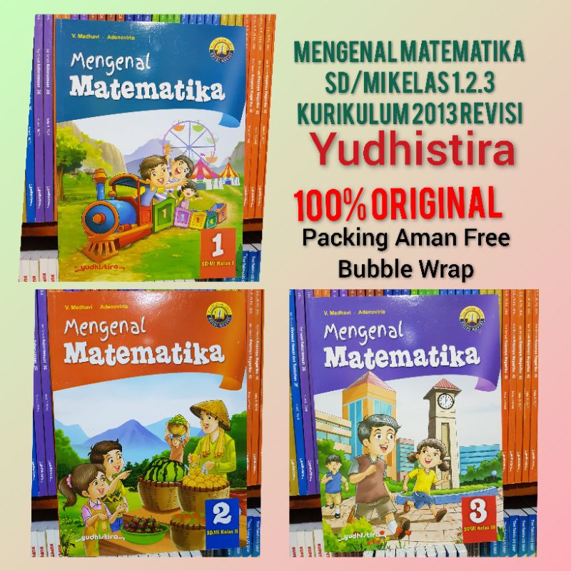 Jual Mengenal Matematika SD MI Kelas 1 2 3 K13 Revisi Yudhistira