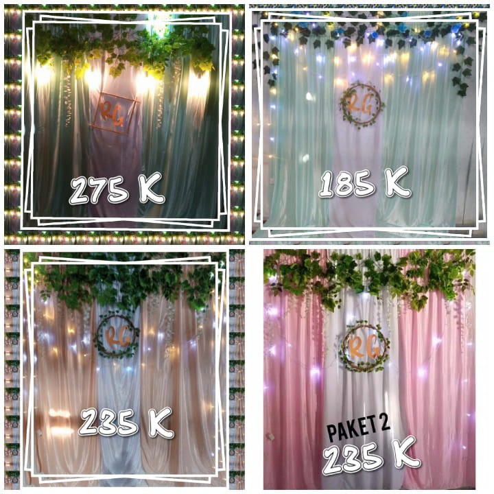 Jual Paket Dekorasi Backdrop Photobooth Akad Photobooth Lamaran Ulang