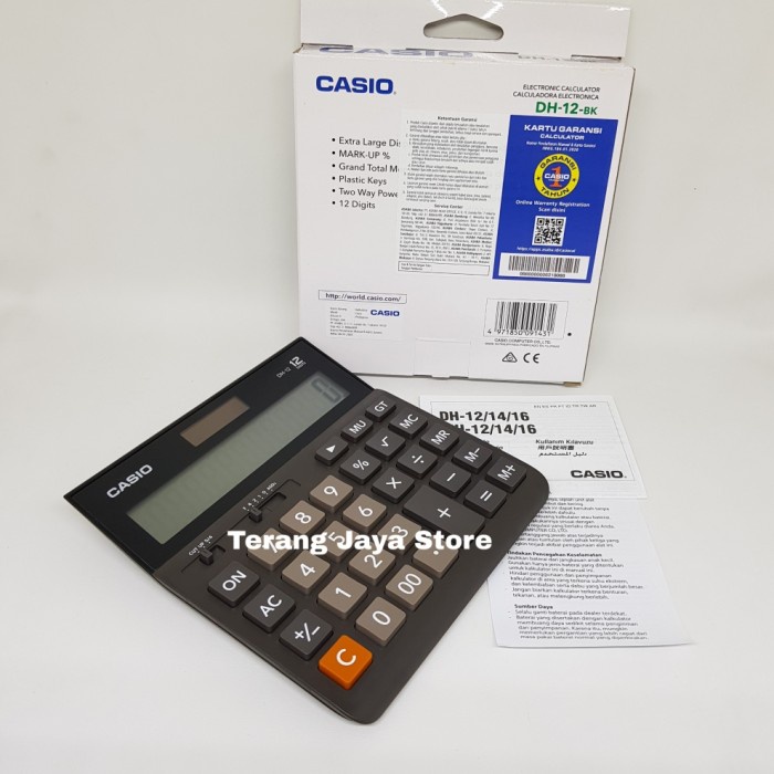 Jual Kalkulator Kalkulator Casio Dh Digit Garansi Resmi