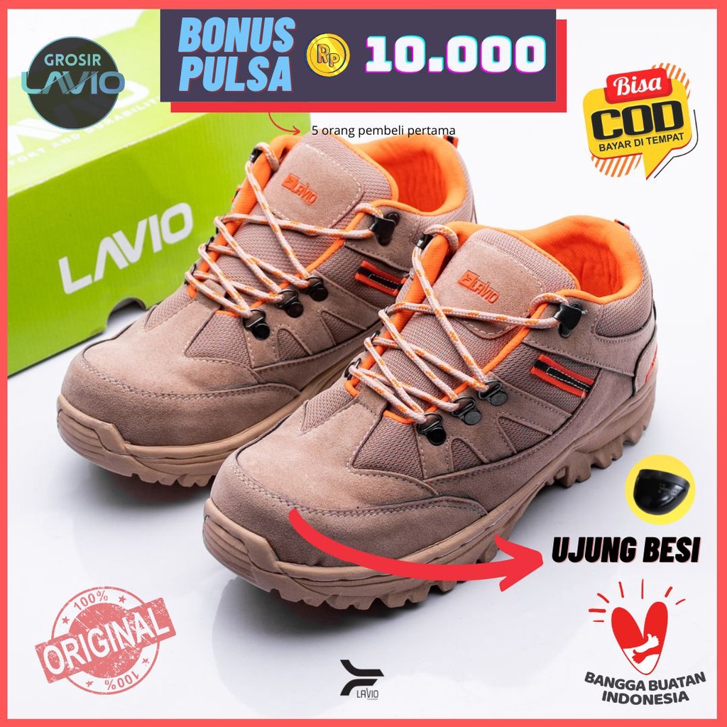 Jual Sepatu Safety Pria Sefty Ujung Besi Septi Keren Cowok Kerja