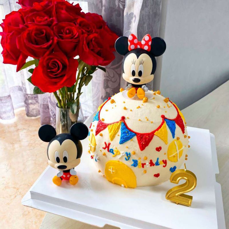 Jual Topper Mickey Mouse Minnie Mouse Topper Disney Dekorasi Cake Ulang