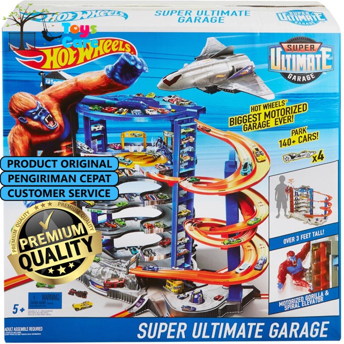 Jual Hotwheels Track Super Ultimate Garage Play Set Gorila King Kong