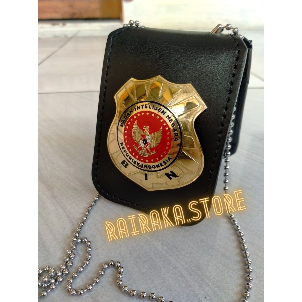 Jual Dompet Id Card Kalung Lencana Kta Logo Bin Terbaru Shopee Indonesia