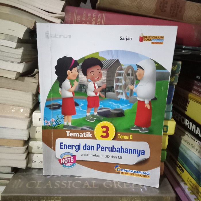 Jual Ori Tematik Tema Energi Dan Perubahannya Kelas Sd Dan Mi