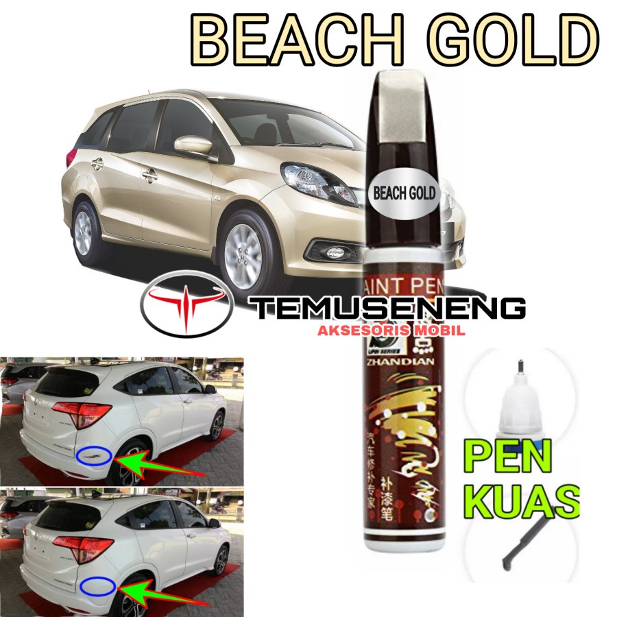 Jual Beach Gold Metalik Cat Spidol Cat Mobil Motor Penghilang Lecet