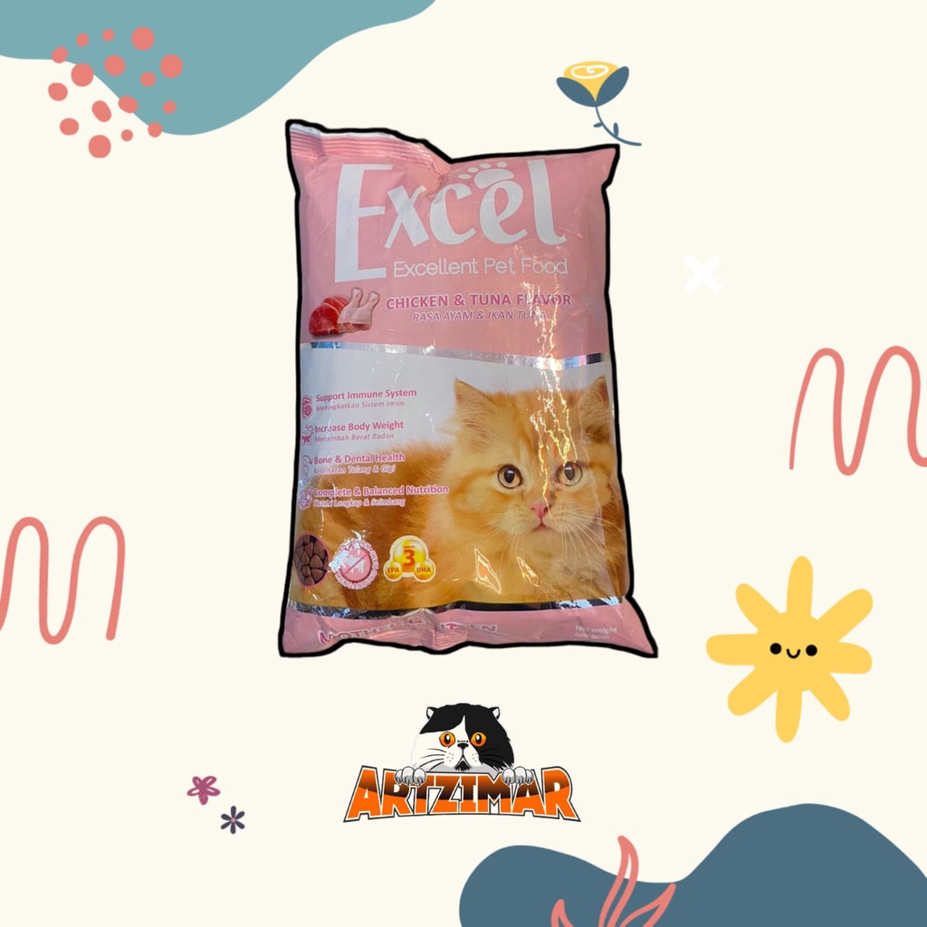 Jual Excel Mother Kitten Gr Makanan Kucing Chicken Tuna Flavor