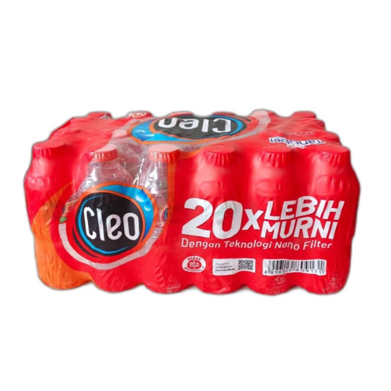 Jual CLEO MINI 220 ML 1PACK ISI 24BOTOL AIR MINUM CLEO AIR MINERAL